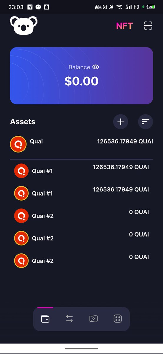 <a href="/QuaiNetwork/">Quai Network ⚡️💵</a>
官推宣布在1月上线主网
关注并转推随机送30份quai 一份10个
评论地址
黄金NFT mint nft.qu.ai  （官方推出的一定要MINT 需要10币
Quai独家会员NFT quaiclub.xyz/qcmbr 10币
可以用显卡挖矿
还有个矿工NfT
目前场外价格是 0.045U 
测试币会按比例换主网币
#quai #qi