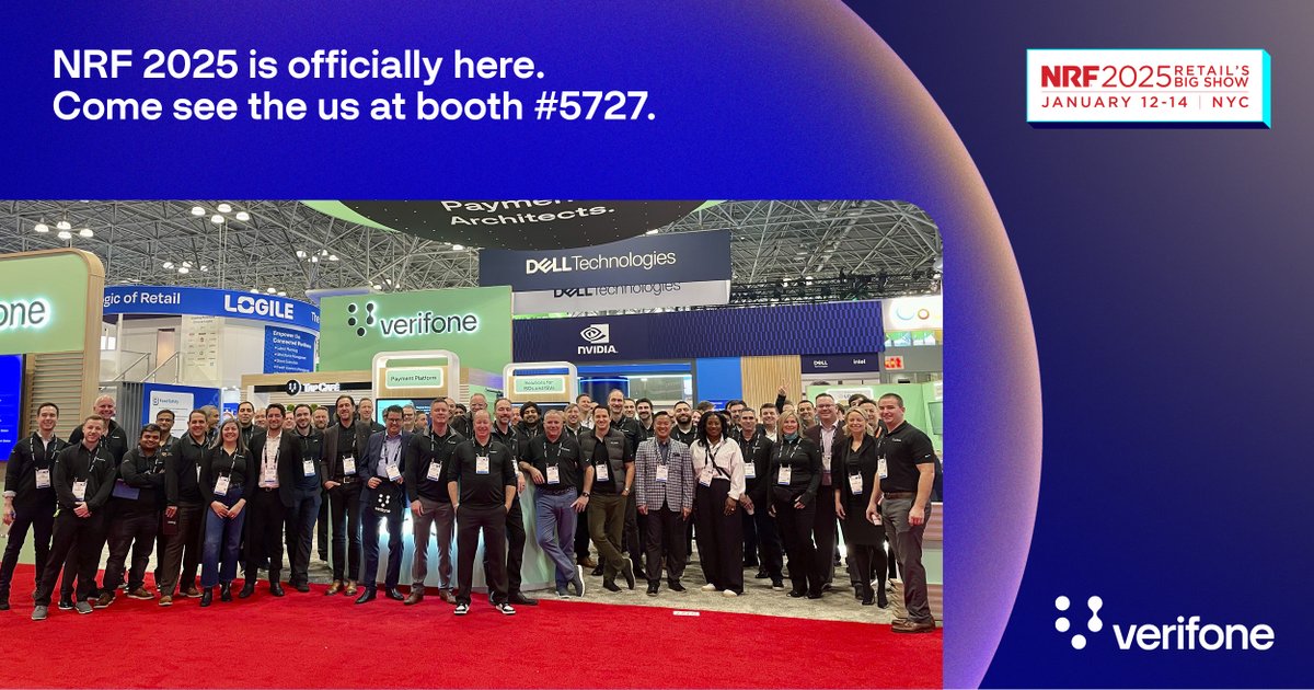 We’re thrilled to welcome you to the Verifone booth #5727 to explore the future of payments and commerce innovation. Come meet our experts, experience live demos and discover how Verifone can help your business thrive in 2025 and beyond.