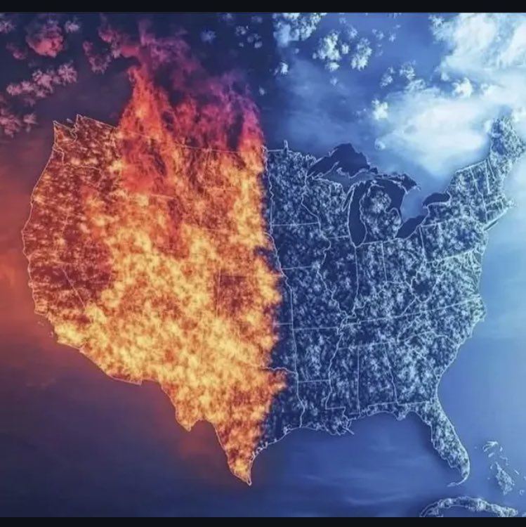 BasranKhan's tweet photo. Right now half of America is covered with fire and half of covered with snow….
What you say on it 😥 https://t.co/t3uoovx1FM
