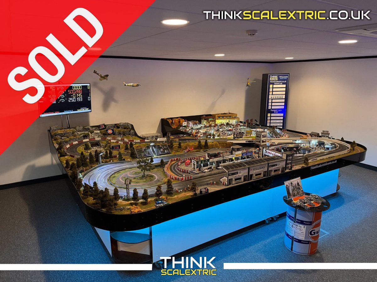 Think Scalextric Events & Track Builders (@thinkscalextric) on Twitter photo Our <a href="/WilliamsRacing/">Atlassian Williams Racing</a> bespoke <a href="/Scalextric/">Scalextric</a> track has been sold and delivered to a new home. Great to know that our track will live on and have many more laps raced on it.
🔗 thinkscalextricevents.co.uk/williams-f1-ra… Our <a href="/WilliamsRacing/">Atlassian Williams Racing</a> bespoke <a href="/Scalextric/">Scalextric</a> track has been sold and delivered to a new home. Great to know that our track will live on and have many more laps raced on it.
🔗 thinkscalextricevents.co.uk/williams-f1-ra…