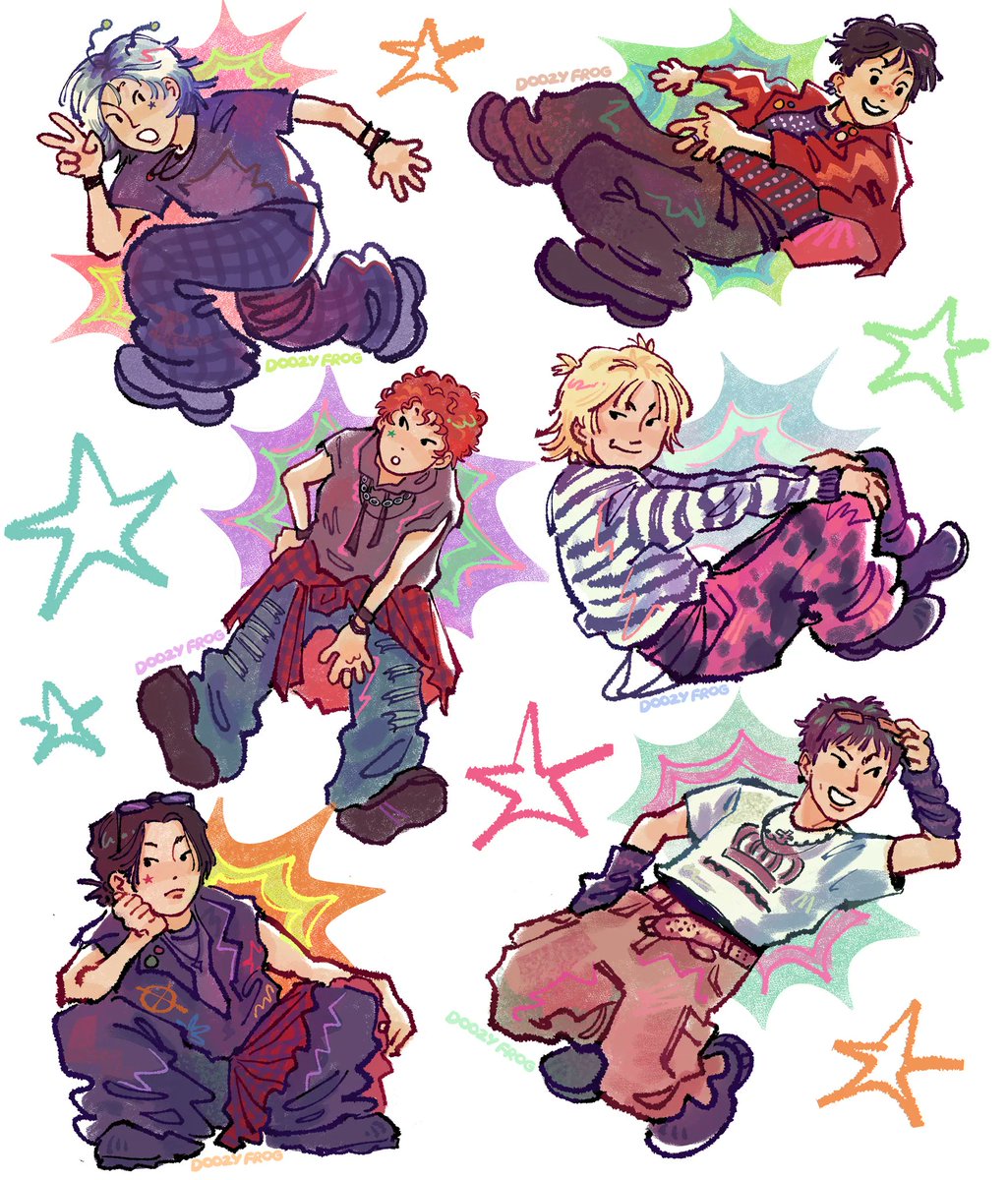dooozy2's tweet image. Sticker designs are done!!  ^_^
#P1Harmony #p1harmonyfanart