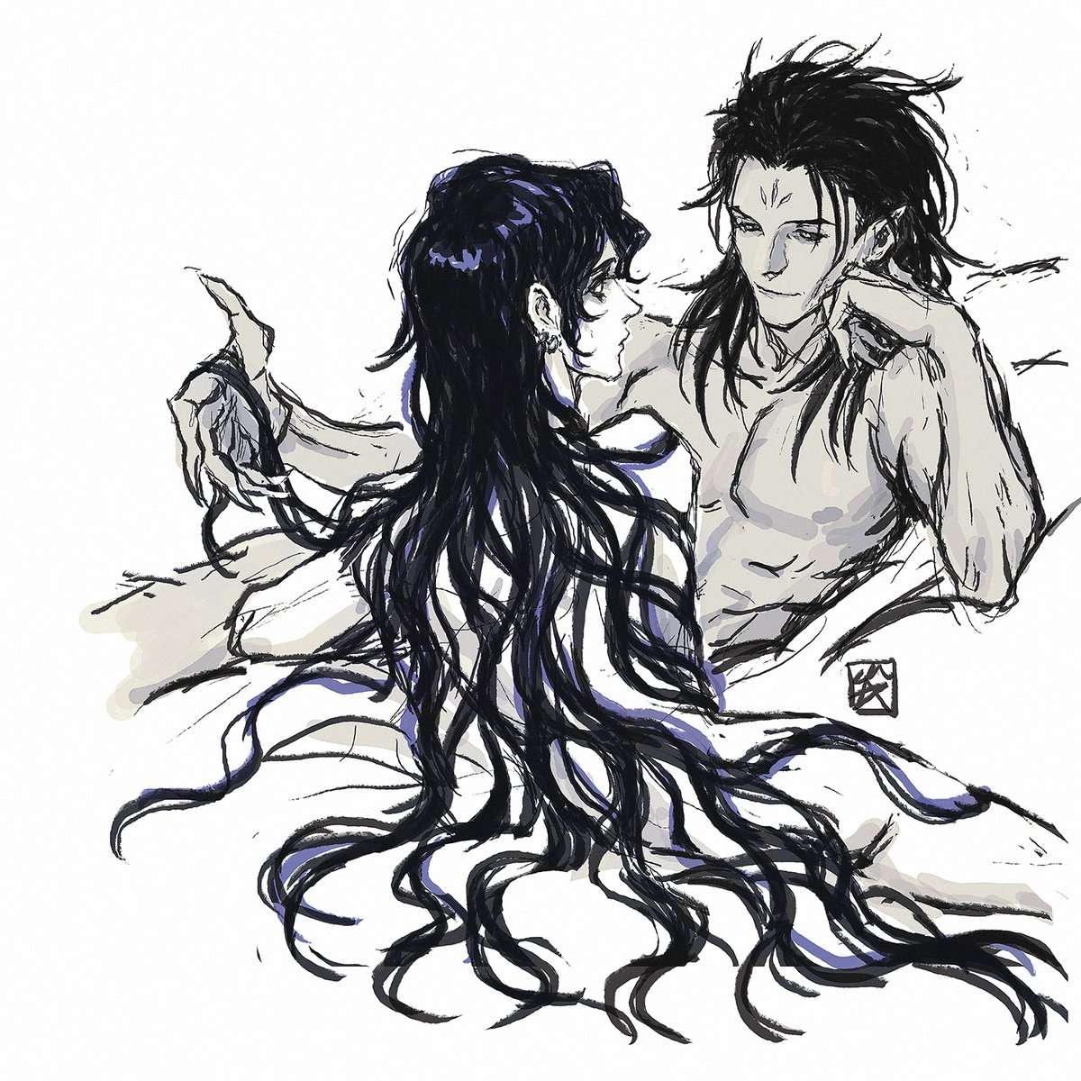 #jhinhwei 
long hair...🤤