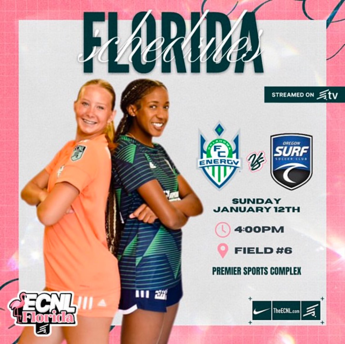 OEFC 08 Girls ECNL (@oefc08girlsecnl) on Twitter photo ⚽️ We’re ready for Day 2 of #ECNLFL!
Come check us out! 💪 🔥 ⚽️ We’re ready for Day 2 of #ECNLFL!
Come check us out! 💪 🔥