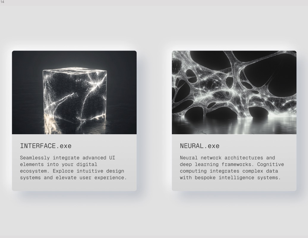 Card design.
Black, white, and gray are colors too.