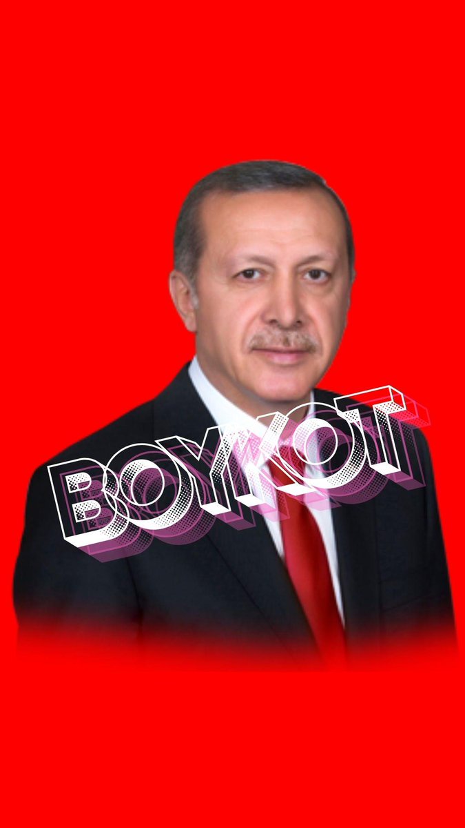 cenginyurt52's tweet image. Erdoğan'a gösterilecek kırmızı kart.
Hep birlikte BOYKOT diyelim.
#İktidaraKırmızıKart