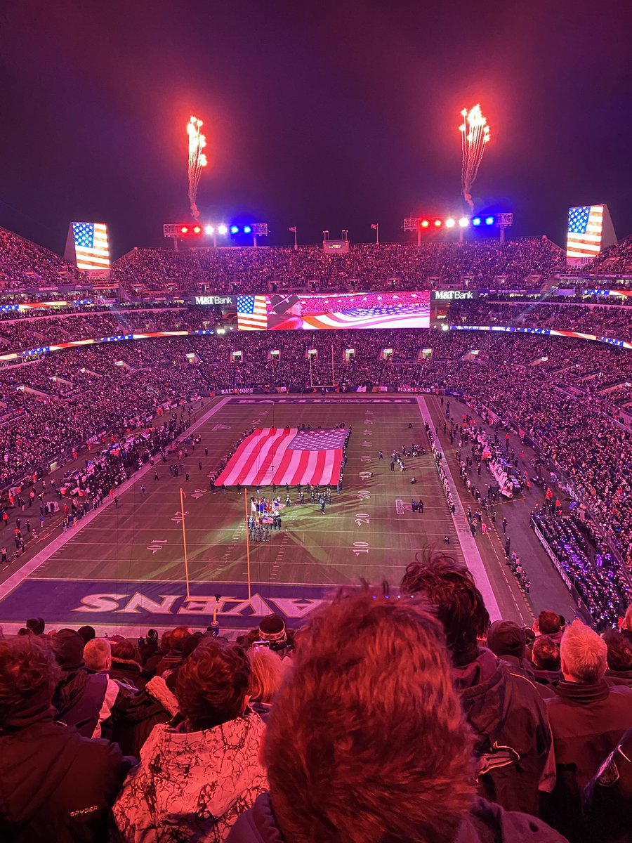 It was so loud at the Bank last night. Congrats to the Ravens on the win. Who’s next! #RavensFlock