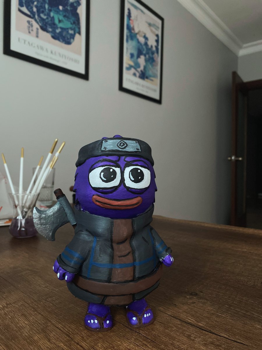 NealSteiner1's tweet photo. 💜 Gmonad
I turned this cute ninja into a 3D model and painted it! Here's MonadNinja, created to earn the right to purchase from the Monadverse NFT collection. @monadverse
You can download the STL file, print it with your 3D printer, and paint it in your own style! 🎨🖌️ https://t.co/qf1cHn43Ze