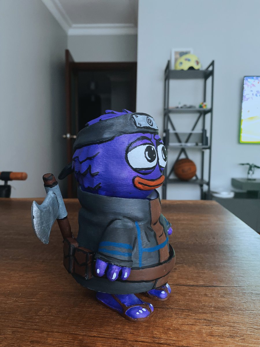 NealSteiner1's tweet photo. 💜 Gmonad
I turned this cute ninja into a 3D model and painted it! Here's MonadNinja, created to earn the right to purchase from the Monadverse NFT collection. @monadverse
You can download the STL file, print it with your 3D printer, and paint it in your own style! 🎨🖌️ https://t.co/qf1cHn43Ze