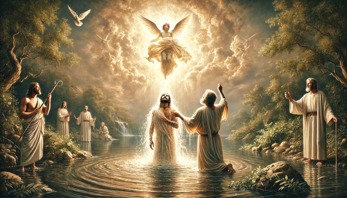 Miro3022's tweet image. Your Baptism is a new birthday—a moment of rebirth in grace and God's love. Remember it, celebrate it, and live as His beloved child. 🌟 #Faith #Baptism #Luke3