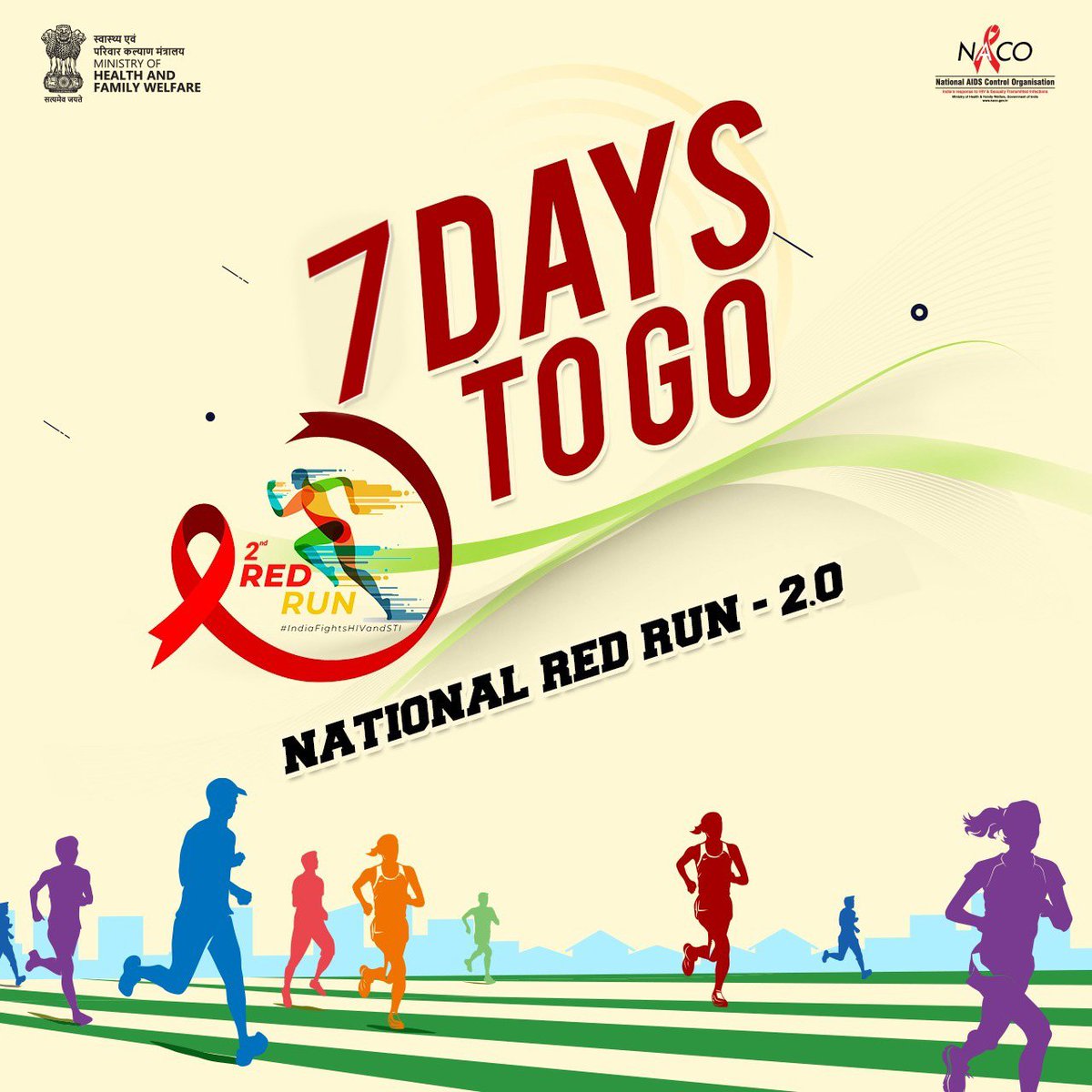 NACOINDIA's tweet photo. 7 days to go! ⏳
The countdown to National Red Run 2025 is on!
18th January 2025 | 📍 Goa
Let’s make every step count!
#RedRun2025 #JoinTheRun #IndiaFightsHIVandSTI #KnowHIV #HIVAwareness #HIVCampaign #HIV #AIDS #KnowFacts #HIVPrevention #AidsAwareness https://t.co/3Awf9bV1Pc