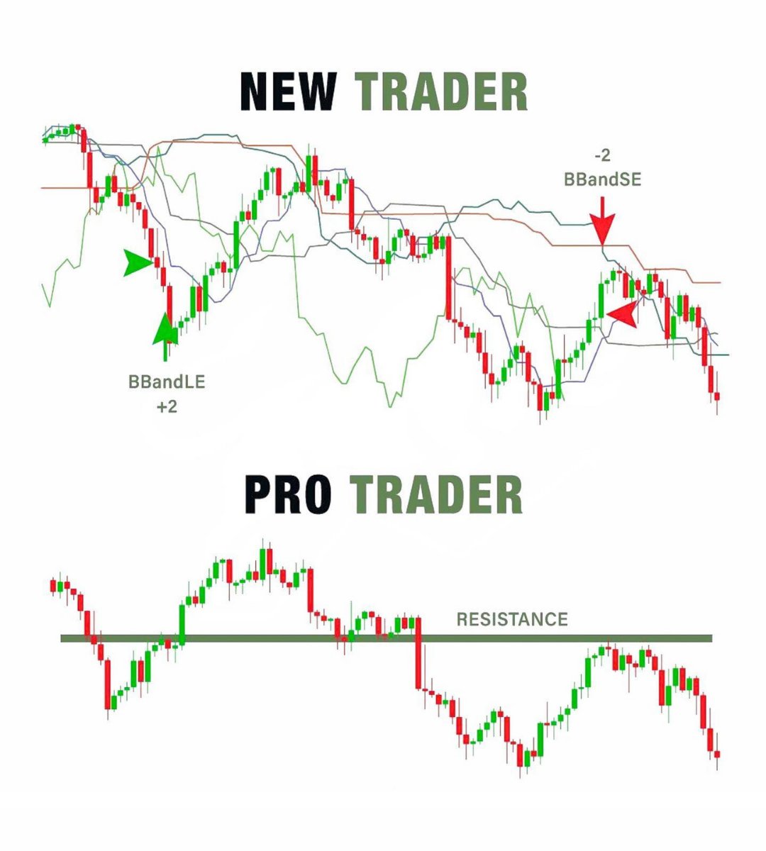 New Trader vs Pro Trader📊