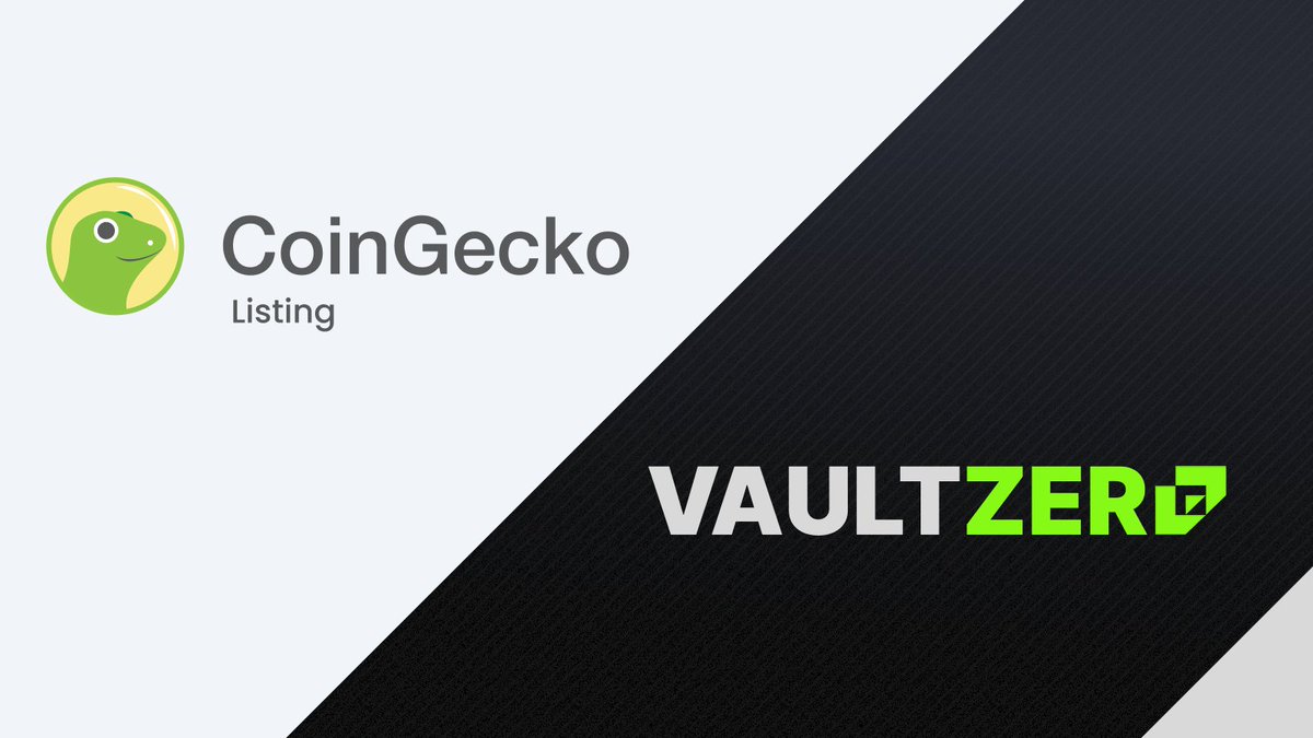 VaultZeroAI's tweet photo. We’re thrilled to announce that Vault Zero is now officially listed on @CoinGecko! 🎉

Vault Zero is a Gamified Multi-Agent AI Platform, merging cutting-edge AI innovation with crypto to unlock new possibilities.

🎉To celebrate, we’re giving $50 in BNB to two lucky users who like, comment, and retweet this post! 🚀

📊 Track VZ: https://t.co/aWJzRbMrP2
🌐 Learn more: https://t.co/corXNB9VMr
💬 Join us: https://t.co/E5TcyYjvrV

The future of AI and crypto starts here. Let’s build it together!

Get Vault Zero (VZ) Tokens Today: https://t.co/P6Mp68RxCq

#VaultZero #CoinGecko #AI #Crypto #DeFi