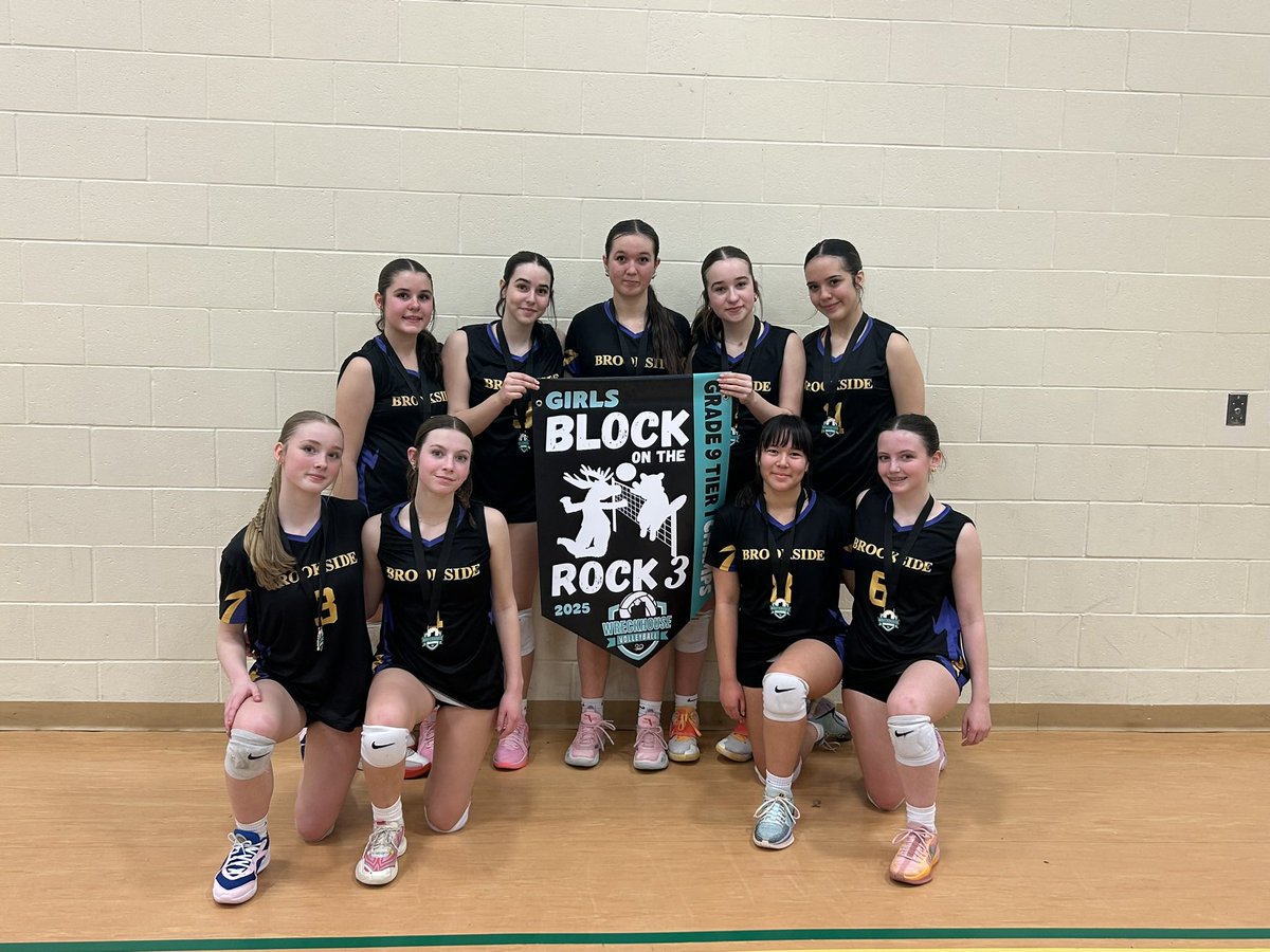 MsEmilyHynes's tweet photo. Another one! Huge shoutout to our Grade 9 Gold team on another victory at Block on the Rock tournament this weekend. Bringing home the gold for the Tier 1 category! Incredible work girls! Thank you to their coaches!!! @BrooksideInt @bmandeville2 https://t.co/XXA4JCD6gz