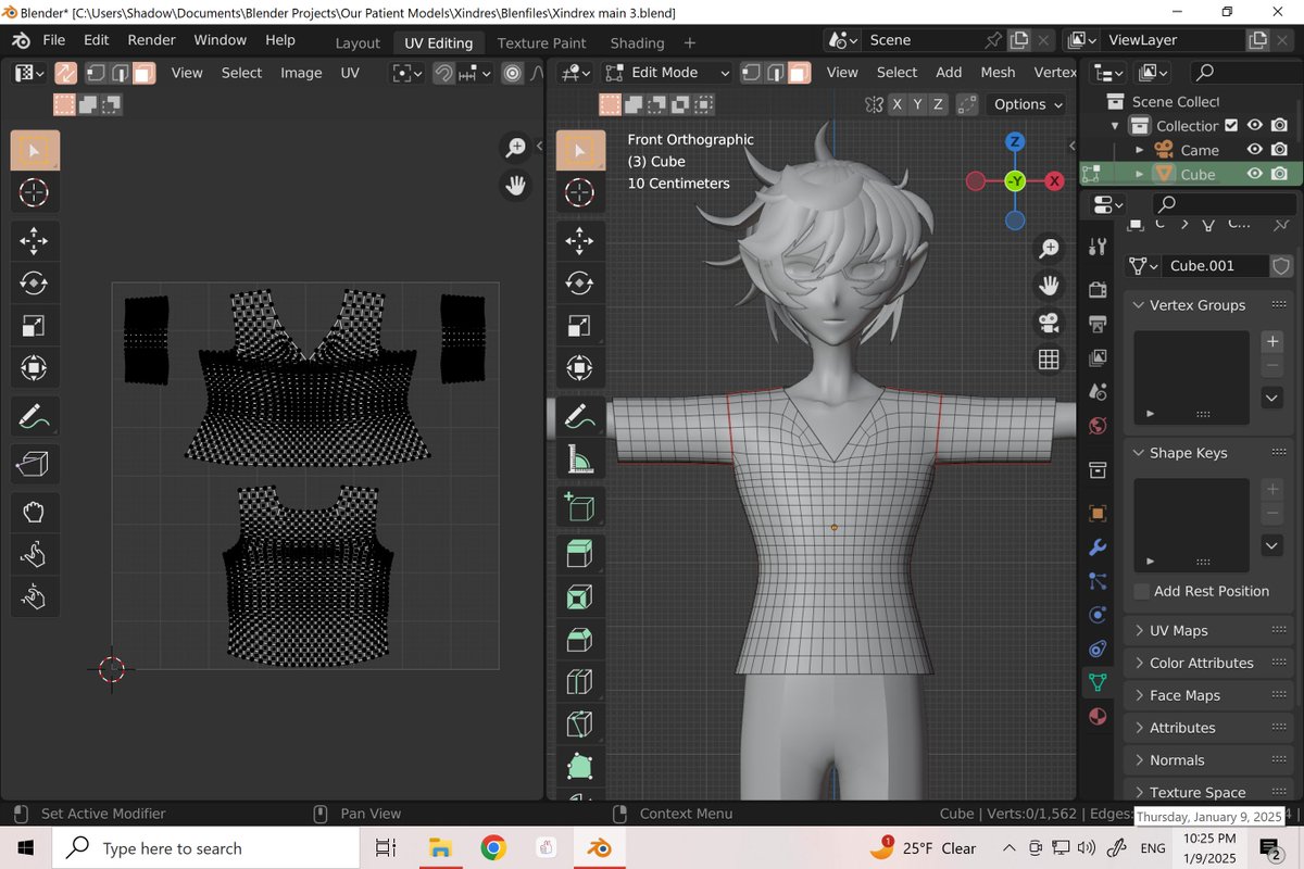 Dreamlander10's tweet photo. Making the scrubs for the twins.

#3d #gamedev #devlog #3dmodeling #art #3dart #b3d #blender #blender3d #gamedevelopmemt #upbge https://t.co/Q0urSRo0Hj
