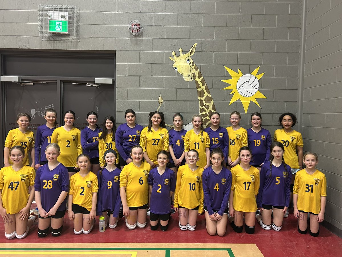 MsEmilyHynes's tweet photo. What a great kick off for our Gr. 6s Volleyball career! Awesome weekend with lots of fun/ memories made! Thank you Ms. Dawe and Ms. Curnew for making this happen! @BrooksideInt @bmandeville2 @ms_curnewBSI https://t.co/P0YBtI1IVy