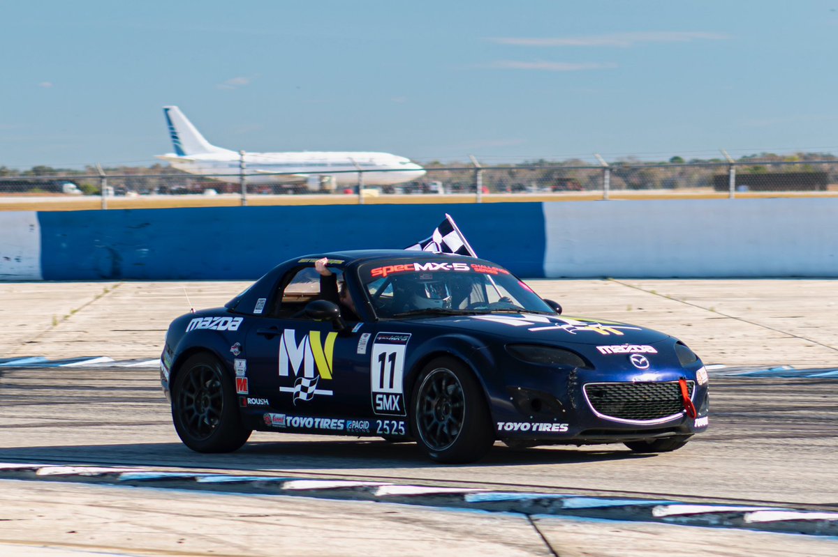 It’s back-to-back wins to start the season for Matt Novak after another incredible race for us to start the 2025 <a href="/SCCAOfficial/">Sports Car Club of America</a> Super Tour 😤

See yall next month when we hit the new tarmac at Buttonwillow 🤙

#SpecMX5