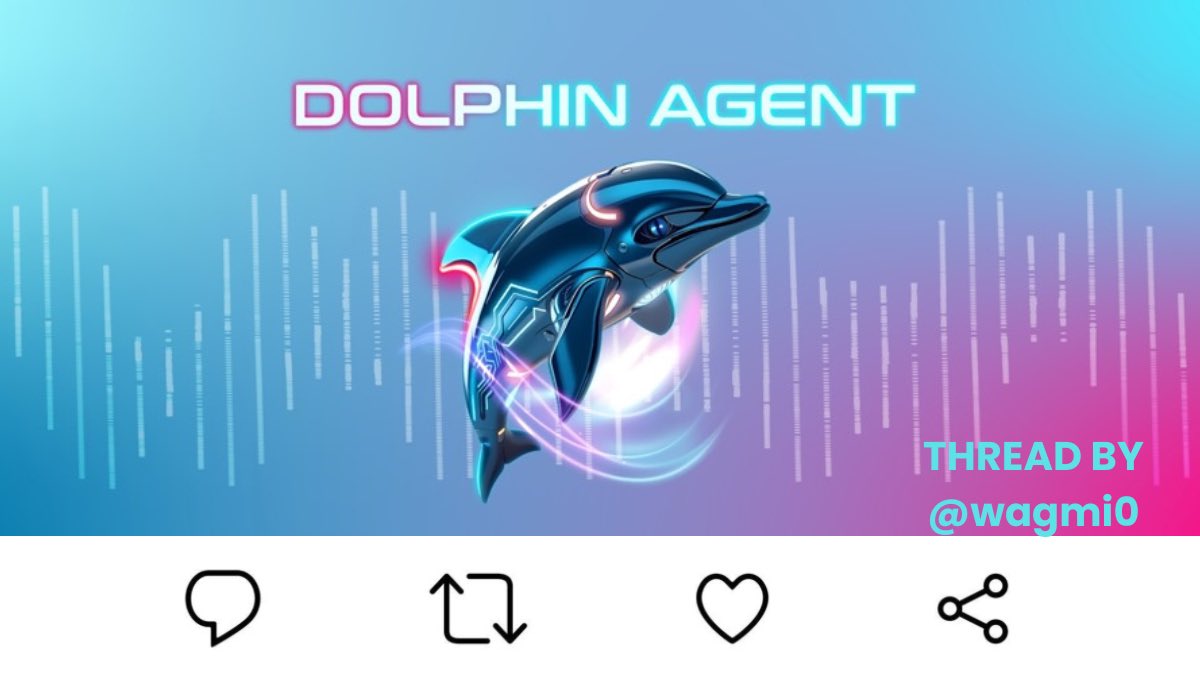 wagmi0's tweet photo. Let’s Imagine a world where navigating the vast ocean of blockchain data is as effortless as a dolphin gliding through water. Welcome to @Dolphin_Agent , the premier AI companion on the SUI Network, designed to transform your blockchain experience. 

#DolphinAgentThread https://t.co/BV2tpU6OHd