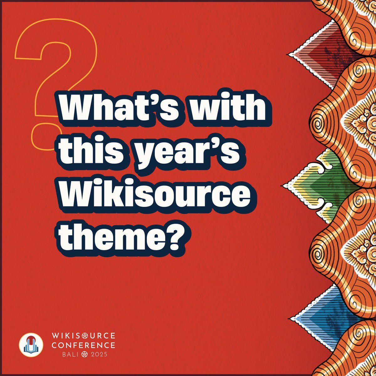 Wikisource Conference tweet media