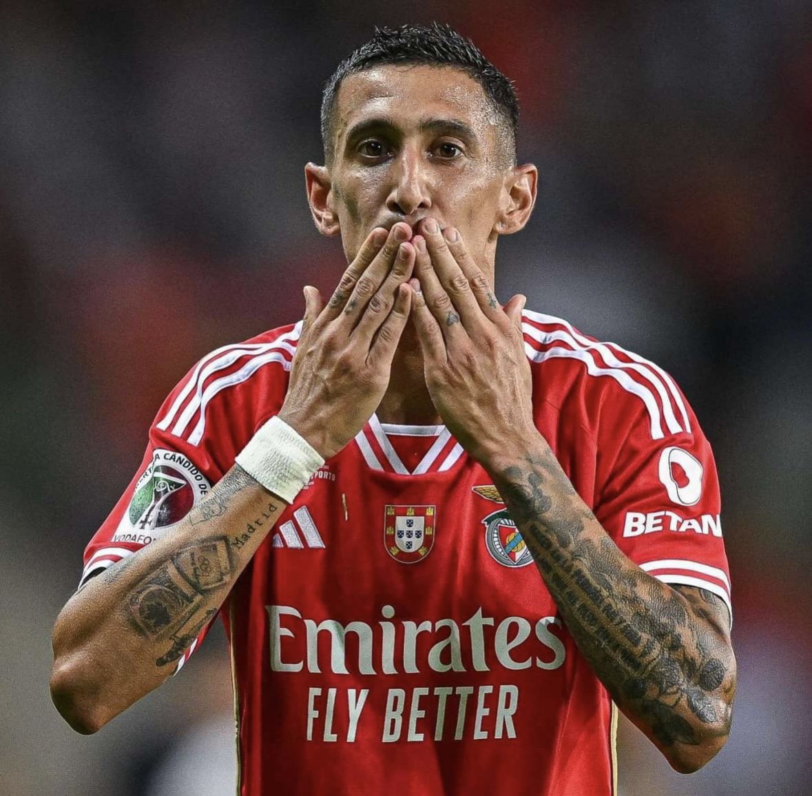 PARlSIEN's tweet photo. Il fait les beaux jours de Benfica à 36 ans au lieu d’être allé en Arabie Saoudite prendre de l’argent comme tout les retraités…

Di Maria c’est le football. https://t.co/f2eOZQjhrT