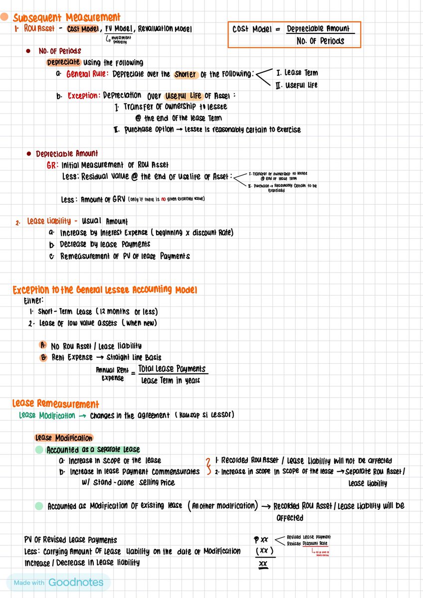 jelaicpa_'s tweet photo. Sharing my quick notes 📝 
TOPIC: FAR- Leases 

#studytwt #CPALE #Leases https://t.co/ddezrCA1te