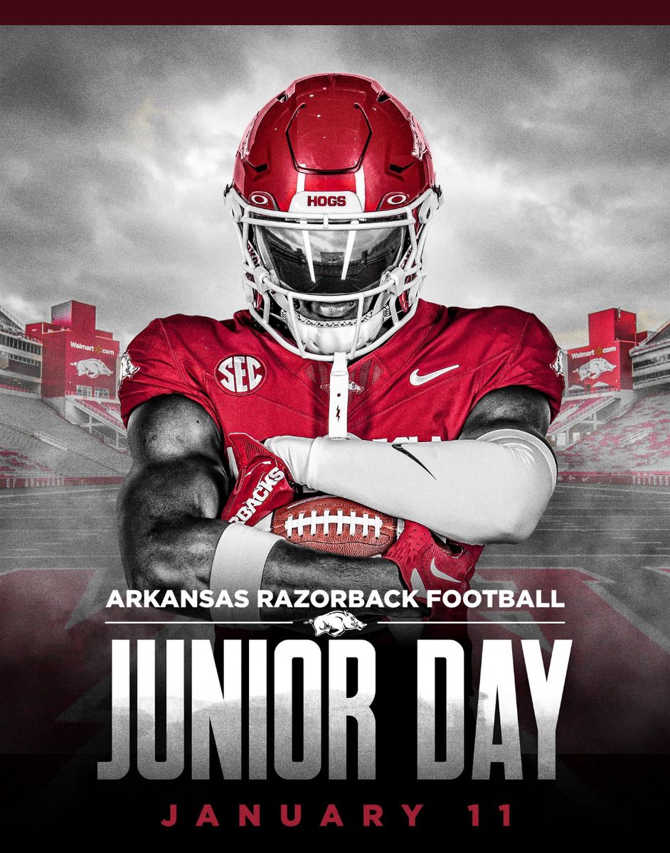 jacksprague09's tweet image. Had a great time @RazorbackFB junior day. Thanks for having me @CoachMateos @CoachSFogarty