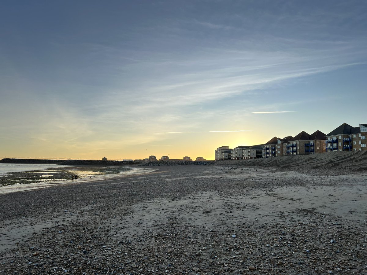 Winter beach walk 🏝️❄️