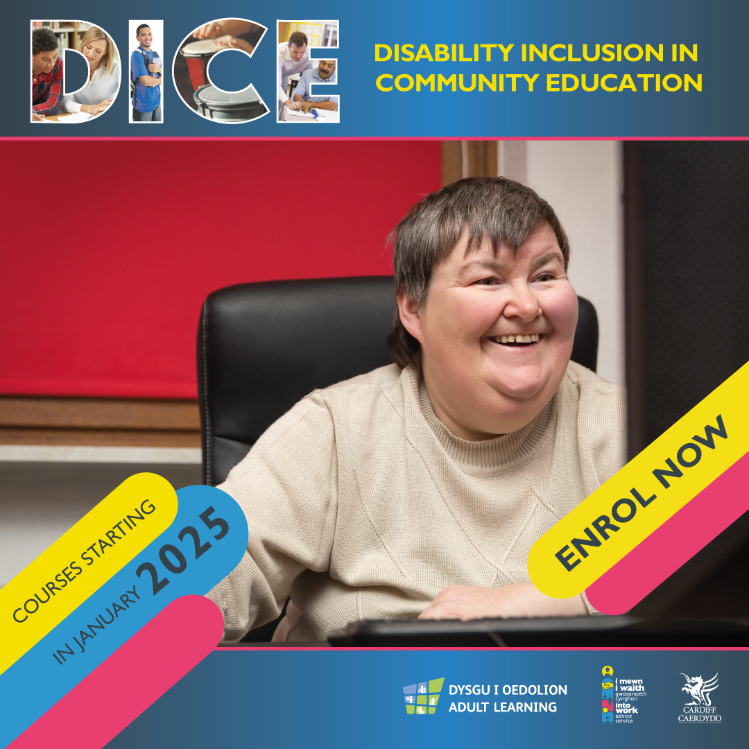 Adult Learning Cardiff offers accessible courses for adults with additional learning needs, mental health issues, learning difficulties or physical impairment. January courses include Writing, Wellbeing, Numeracy, Arts &amp; Craft, Digital Skills, &amp; Pottery
orlo.uk/V8wlP