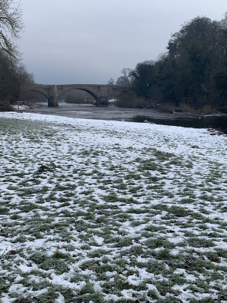 dale_sando's tweet photo. Gainford to home today along icy trail paths. A trail Marathon in April so I have to adapt my running. Despite my layers and gloves on it was absolutely baltic 🥶🥶 #TrailRunning #TeesdaleWay #CharmBracelet https://t.co/g824bPy3Y4