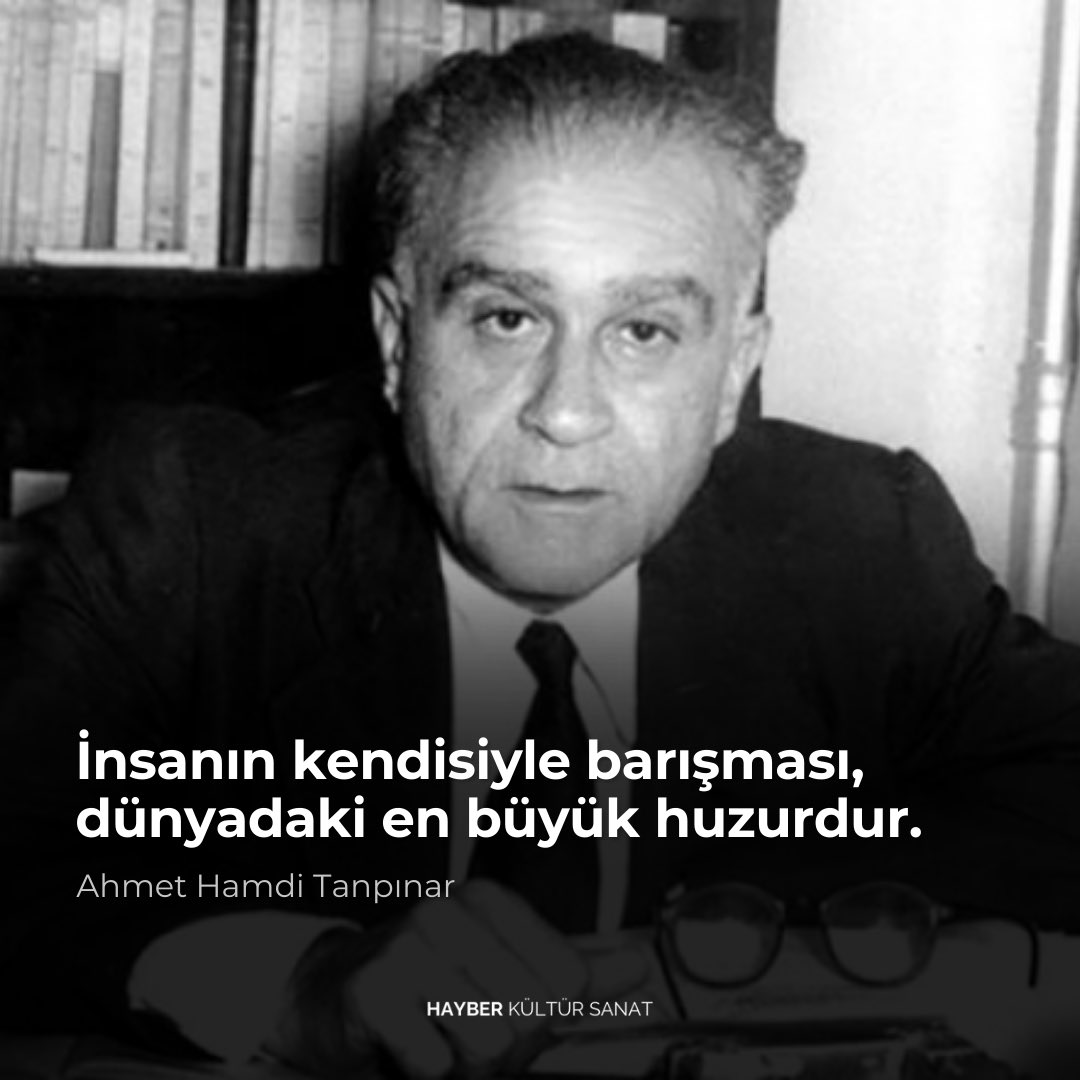 Ahmet Hamdi Tanpınar.