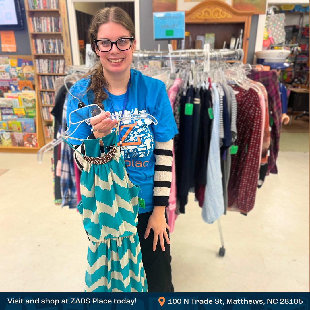 ZabsPlace's tweet photo. It's #SundayShopDay!
😍 Let's explore items with Green Dots & Tags and snag them for 50% OFF!
🫶Every purchase helps create opportunities for individuals with special needs and talents. Visit ZABS Place today!
—
📍 100 North Trade Street, Matthews, NC 28105
#thriftshopfind https://t.co/1fvpVER48V