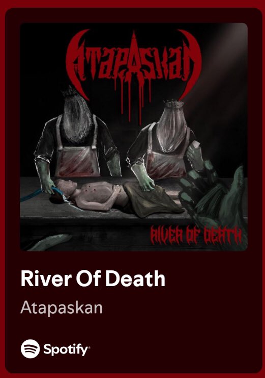 Our new single River of Death is on Spotify now! Enjoy metalheads. 🤘🏽🤘🏽🤘🏽 open.spotify.com/track/0yxzCrCI…