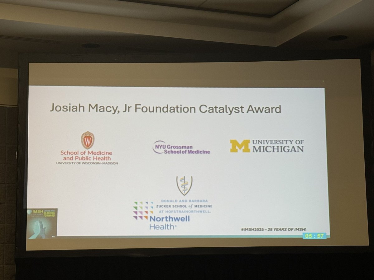 DrR_Williams's tweet photo. @christiant_md presenting his work done with the 2023 Macy’s award on micro aggressions #IMSH 2024 conference. Congratulations!! @NYUDIMOND https://t.co/Tl391Kr4bc