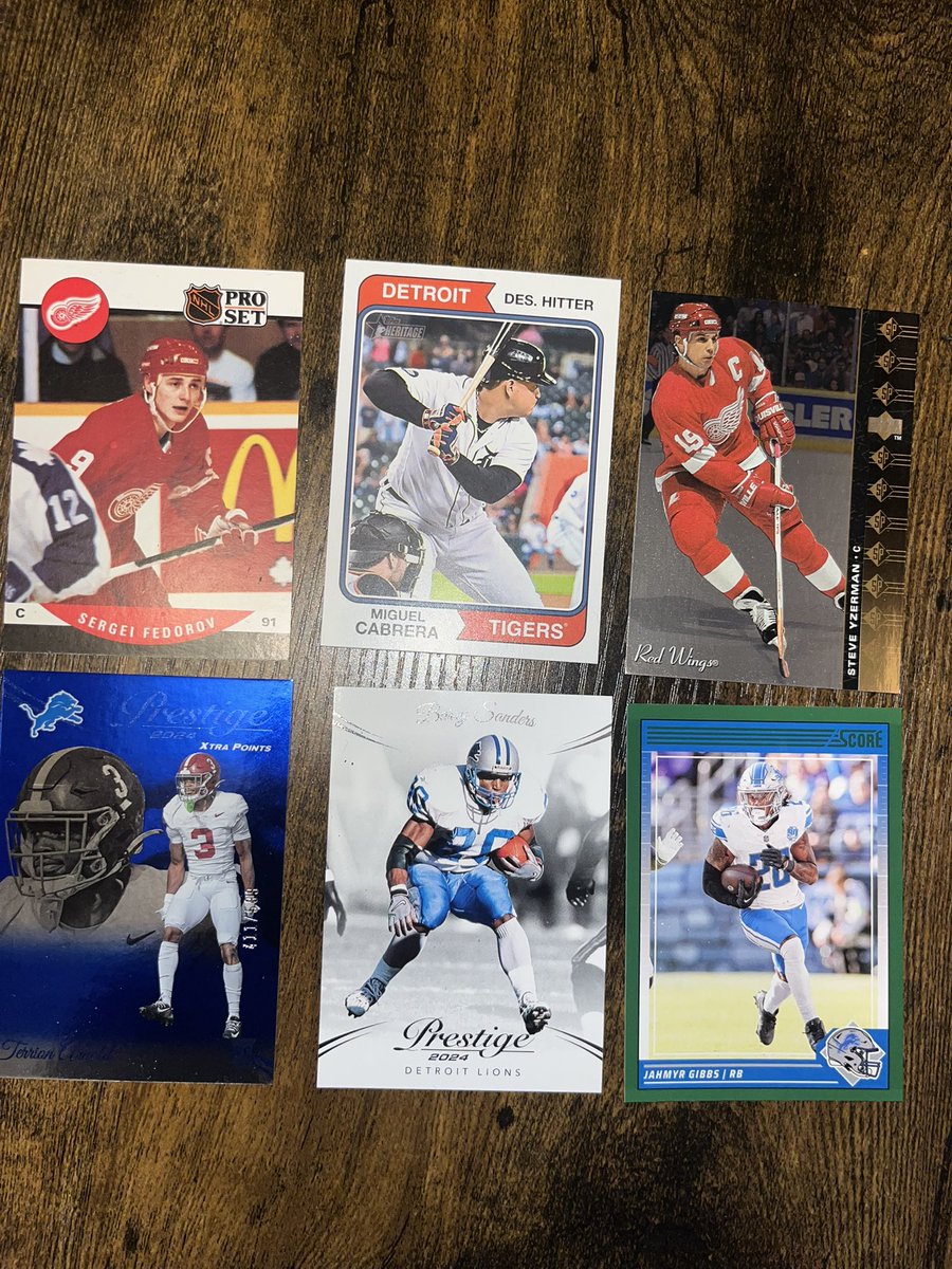 Sports Jim III (@sportsandchup) on Twitter photo 🚨Sports Jim 6,000 Followers Giveaway 🚨
1991 Sergei Fedorov Rookie
2023 Miggy
1995 SP Yzerman
2024 411/599 Terrion Arnold Rookie
2024 Barry
2024 Gibbs
Rules:
1. Follow: <a href="/SportsAndChup/">Sports Jim III</a>
2. RT this tweet (Quotes aren’t counted
3. Tag a friend
Good luck & Go Sports! 🚨Sports Jim 6,000 Followers Giveaway 🚨
1991 Sergei Fedorov Rookie
2023 Miggy
1995 SP Yzerman
2024 411/599 Terrion Arnold Rookie
2024 Barry
2024 Gibbs
Rules:
1. Follow: <a href="/SportsAndChup/">Sports Jim III</a>
2. RT this tweet (Quotes aren’t counted
3. Tag a friend
Good luck & Go Sports!