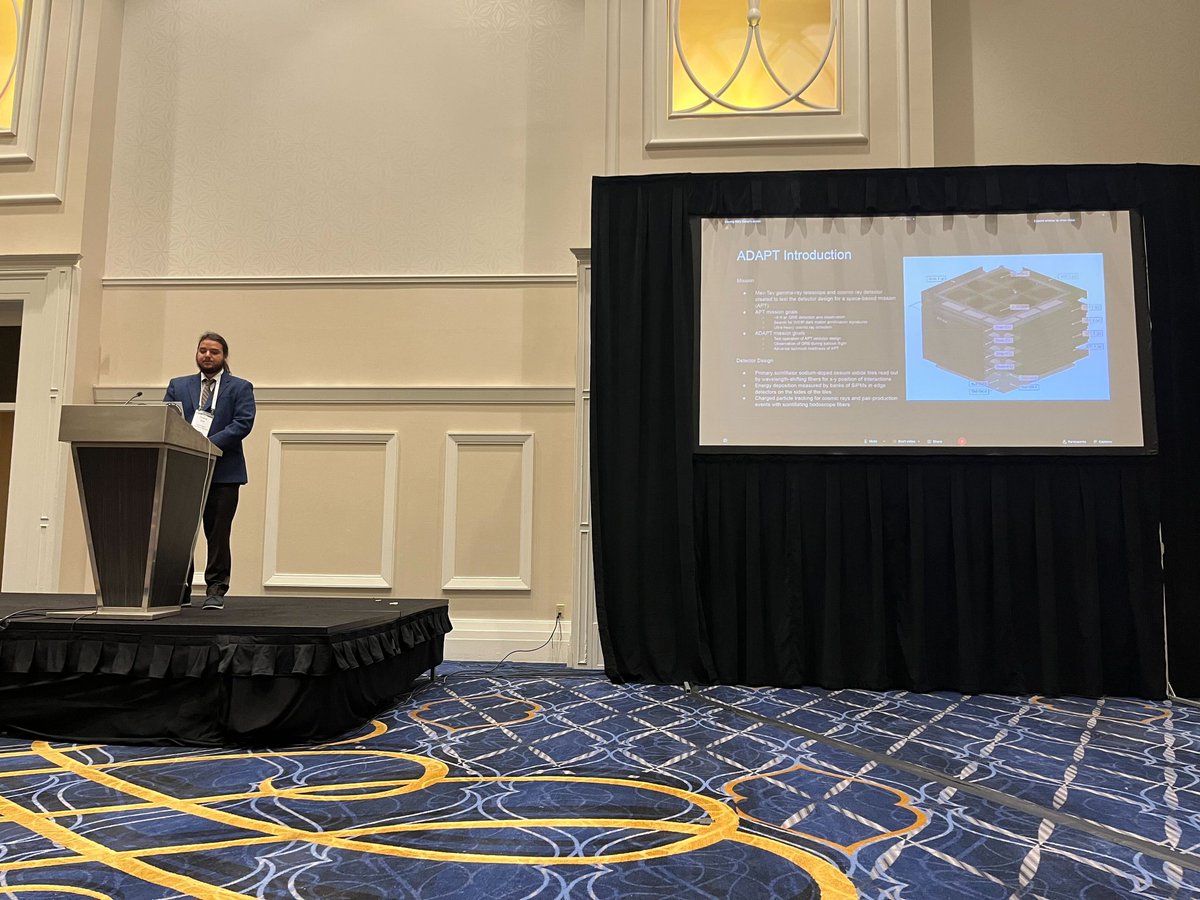 XL-Calibur (@supertigerldb) on Twitter photo Graduate student Blake Bal presenting ADAPT at the AAS Graduate student Blake Bal presenting ADAPT at the AAS