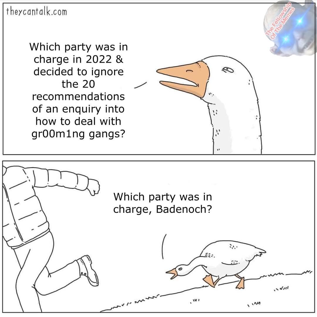 Rightwing numpties constantly try to blame Labour for #Tory-made problems.. E.g.: Badenoch having a go at Labour (who have been in power for 6 months) when her #Tories had 14 YEARS IN POWER, with 2 of those years they could've actioned the Jay Inquiry Report, BUT CHOSE NOT TO!
