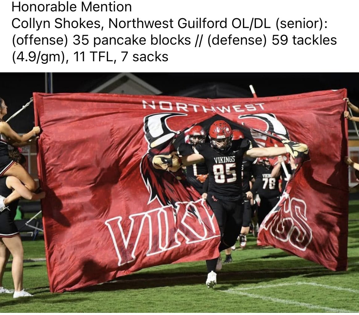 Northwest Guilford Football tweet media