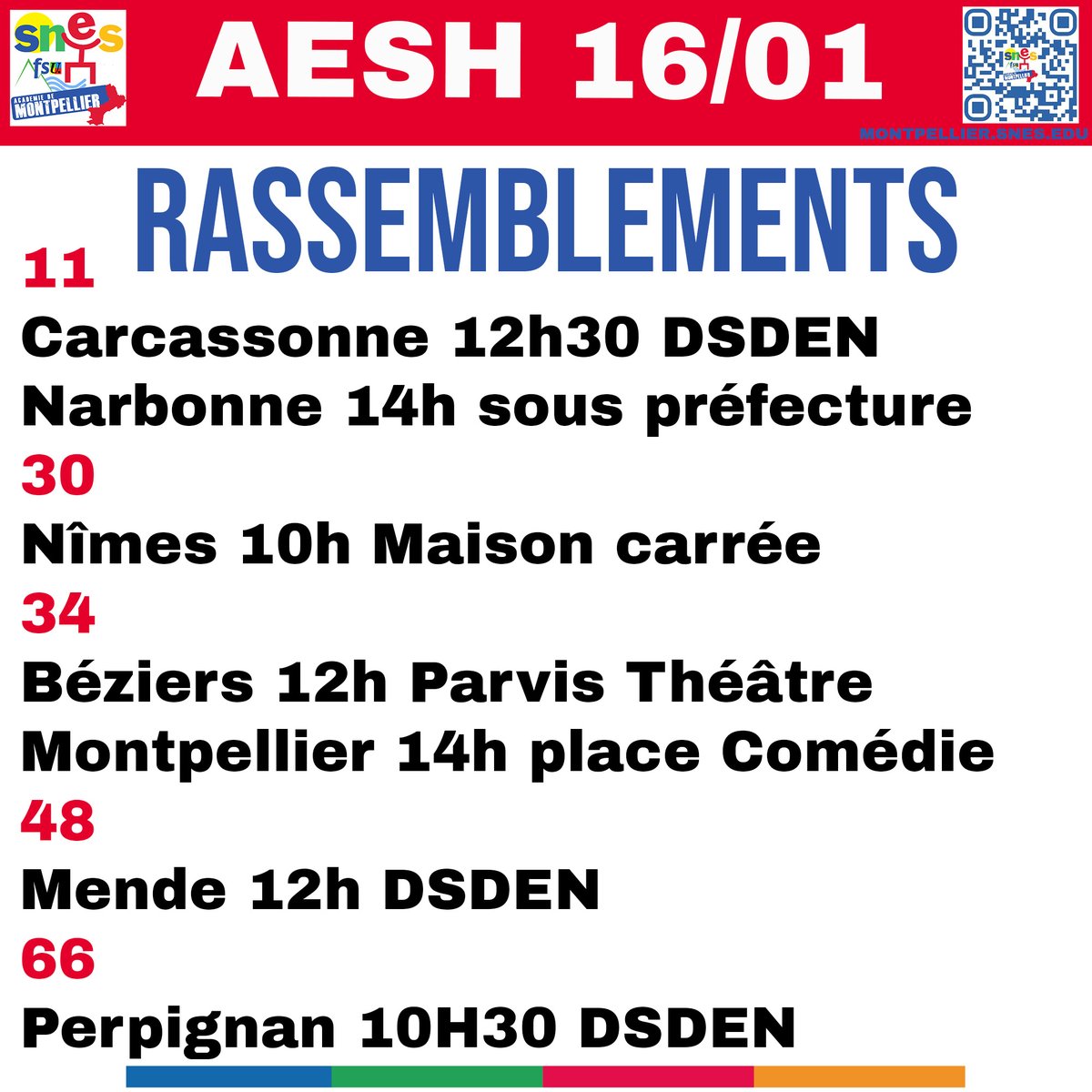 #greve16janvier #AESH