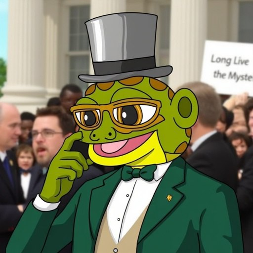 Mystery_on_Base's tweet photo. The swag level gets a boost when Matt Furie acknowledges you as the OG frog in The Night Riders!

The CTO on #BASE is just getting started for this meme - get in and celebrate the #Mystery 

CA: 0x69420682905Aa1219fc27b4D2fcb1c73cf8980a1 https://t.co/r3mgribSAR