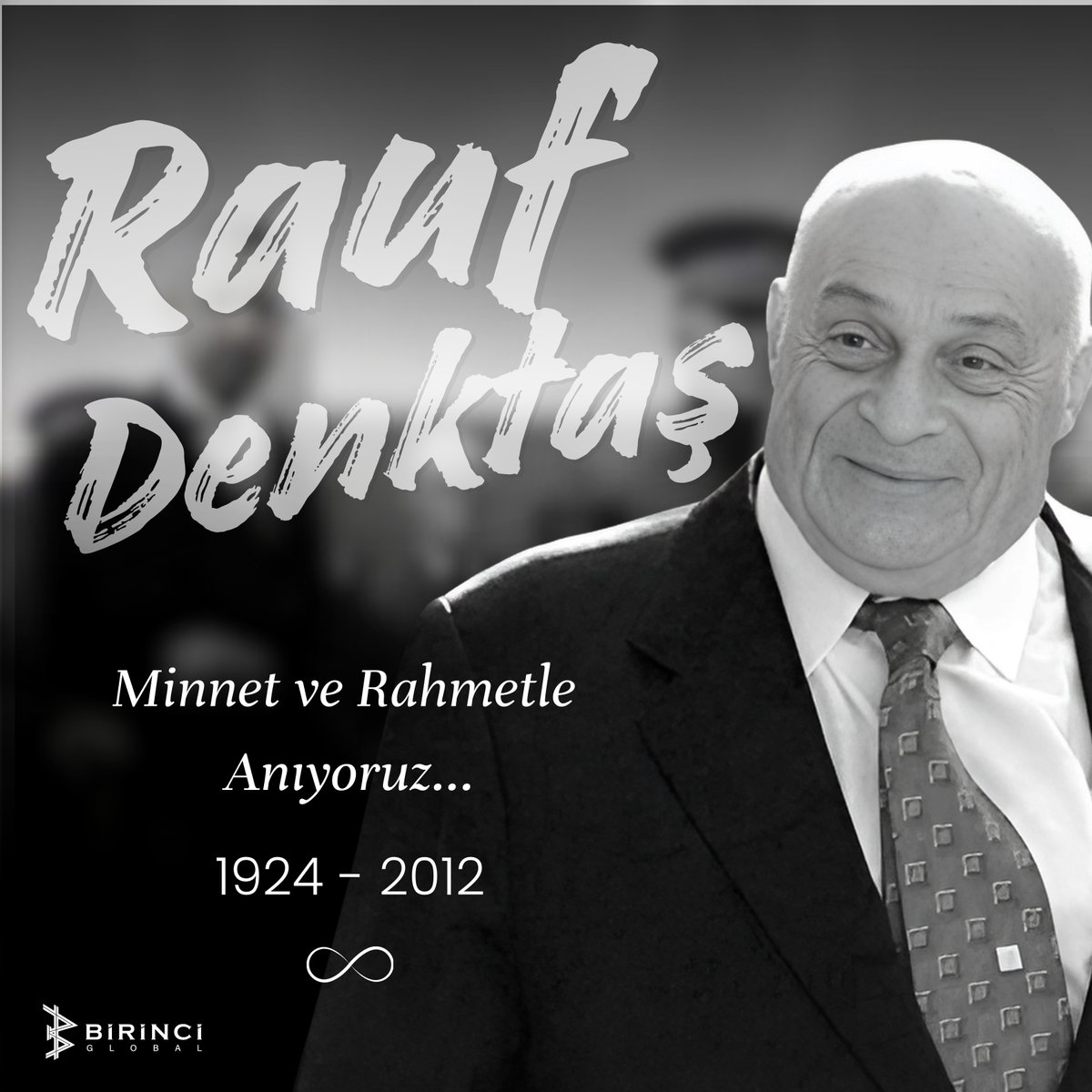 Rauf Raif Denktaş’ı vefatının yıl dönümünde saygı ve rahmetle anıyoruz. Kıbrıs Türk halkının özgürlüğü için verdiği sarsılmaz mücadele, onun halkına olan sevgisi ve liderliğini unutmayacağız...
*
#BirinciGlobal #RaufDenktaş