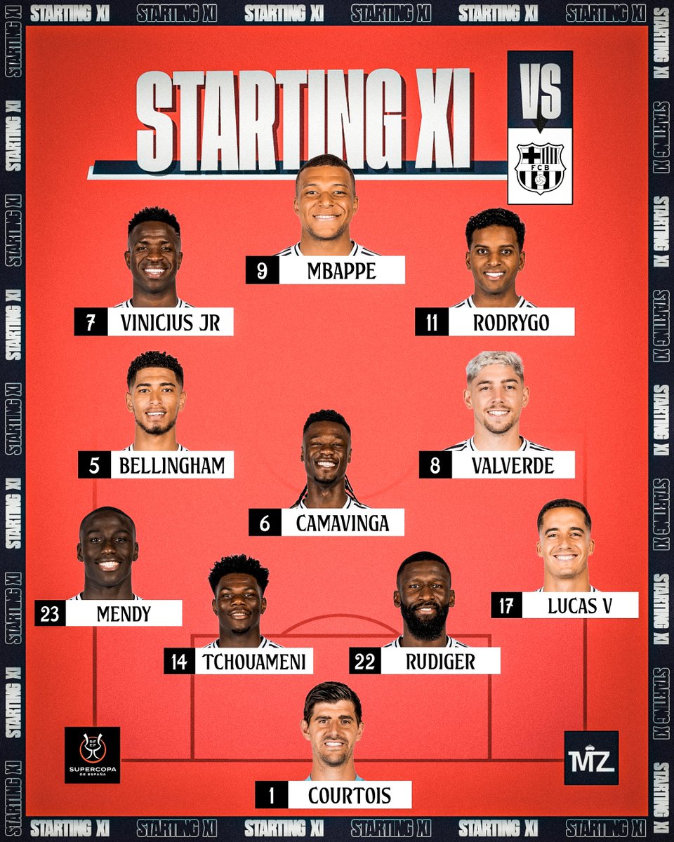 theMadridZone's tweet photo. 🚨 OFFICIAL REAL MADRID XI https://t.co/UIHQdhDeCR