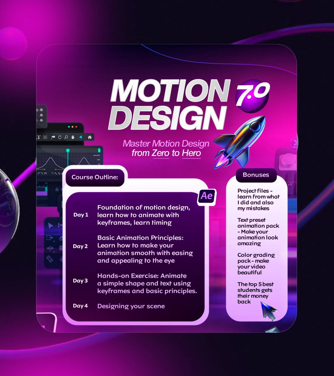 vinetics_'s tweet image. A Motion Design Course Ad Design...... ⚡

#graphicdesign #motiondesign