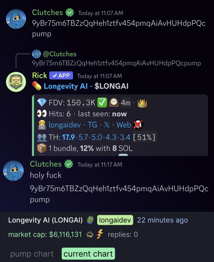 Shaping up to be a great day in Kawaii

Another banger from <a href="/ClutchesNFT/">Clutches</a> 🏆

$LONGAI 46X

GM 😸