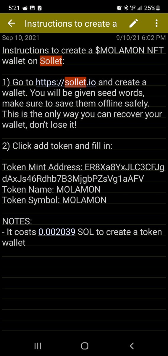 emmanuelFLAME9's tweet photo. Yeah, this is me jotting down instructions on how to use #sollet in 2021.
By the #MOONLANA and molamoon are gone today. 😥 One of the best memes then along with $FROG and $WOOF https://t.co/WjfegpgtCj