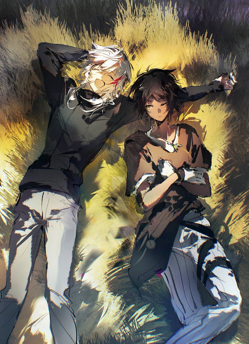 躺一躺草地☺️😌
#アークナイツ #Arknights #明日方舟 
#极境 #エリジウム
#棘刺 #ソーンズ