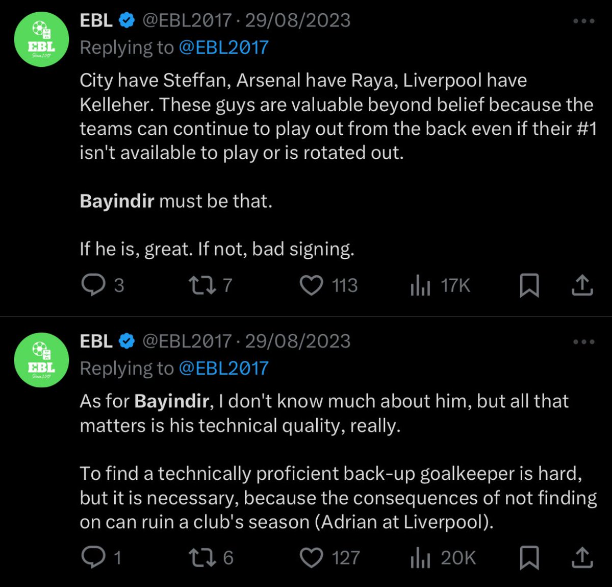 EBL tweet media
