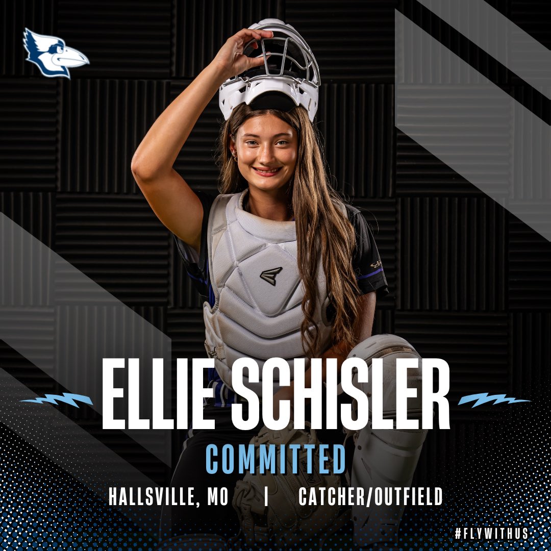 westmosoftball's tweet photo. Our next commit is Ellie Schisler from Hallsville, MO! Welcome to the nest! #FutureBlueJay https://t.co/OTLMXw5GN0