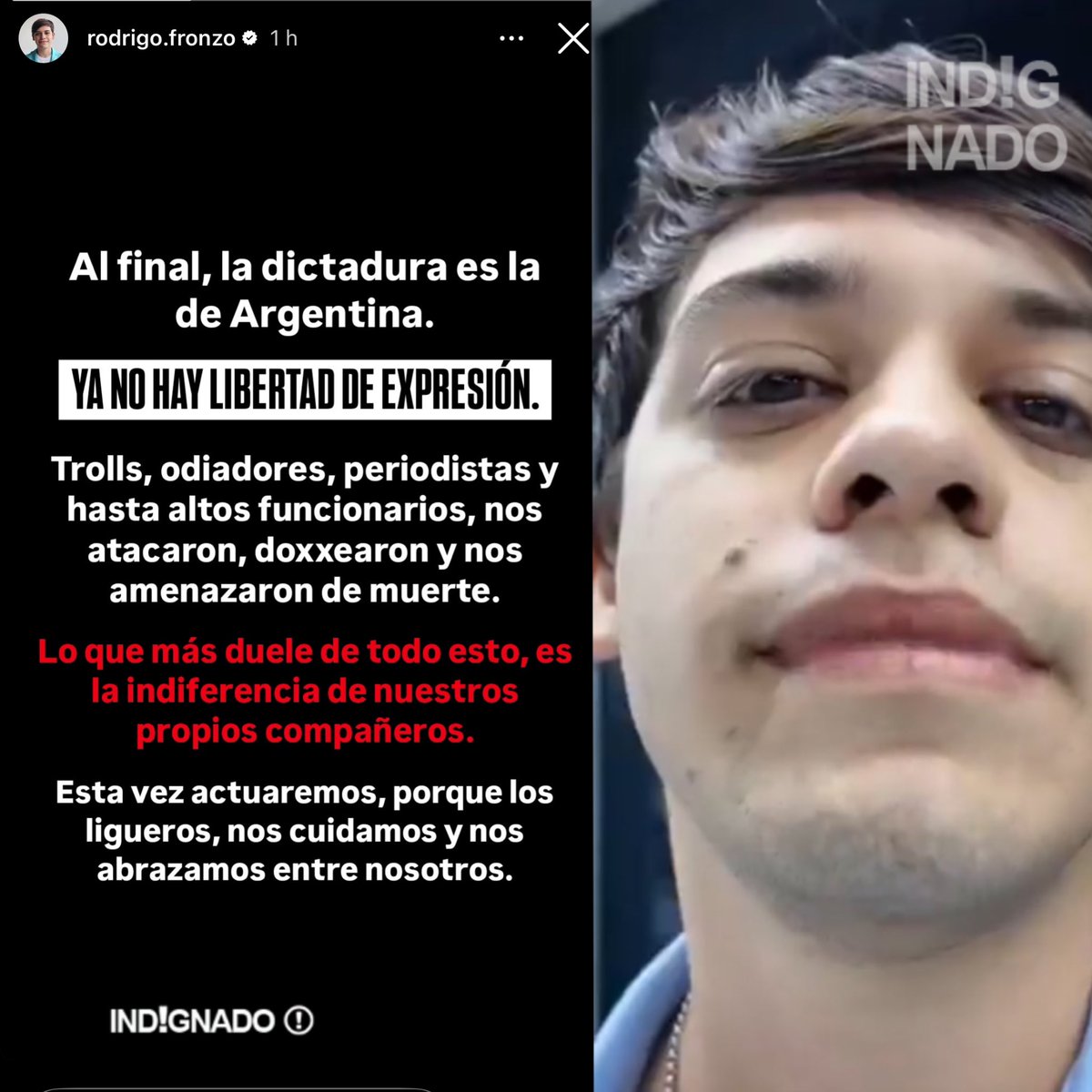MÁXIMA DIFUSIÓN ! Se puso a llorar uno de los kirchneristas que fue a defender al dictador Nicolás Maduro: Rodrigo Fronzo figura en la nómina de empleados de Aerolineas Argentinas.  Que todo el mundo conozca a esta rata 🔥