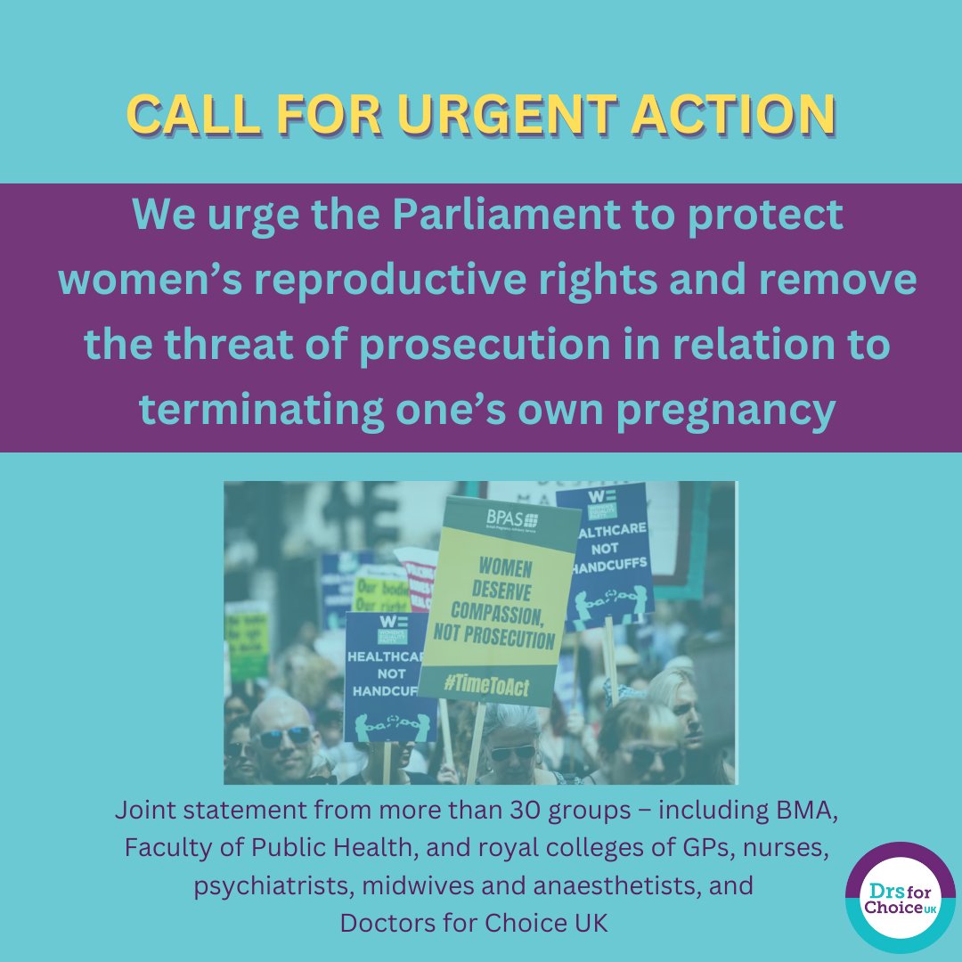 DrsforChoice_UK's tweet photo. Doctors for Choice UK are among the signatories of the multi-agency petition to the Parliament, calling for the removal of the threat of prosecution in relation to terminating one's own pregnancy. #urgentaction #reproductiverights https://t.co/PKaBYOeLDS