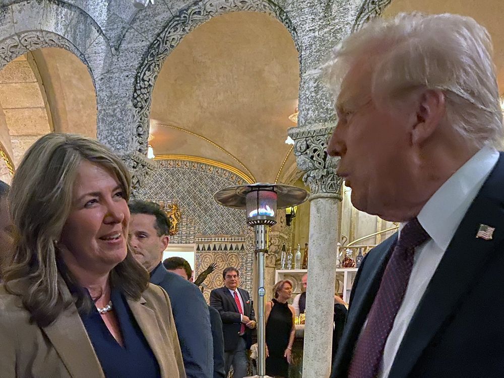 Calgary Sun (@calgarysun) on Twitter photo Bell: Here's what went down — Trump and Premier Smith at Mar-a-Lago #yyc #ableg #abpoli #cdnpoli calgarysun.com/opinion/column… Bell: Here's what went down — Trump and Premier Smith at Mar-a-Lago #yyc #ableg #abpoli #cdnpoli calgarysun.com/opinion/column…