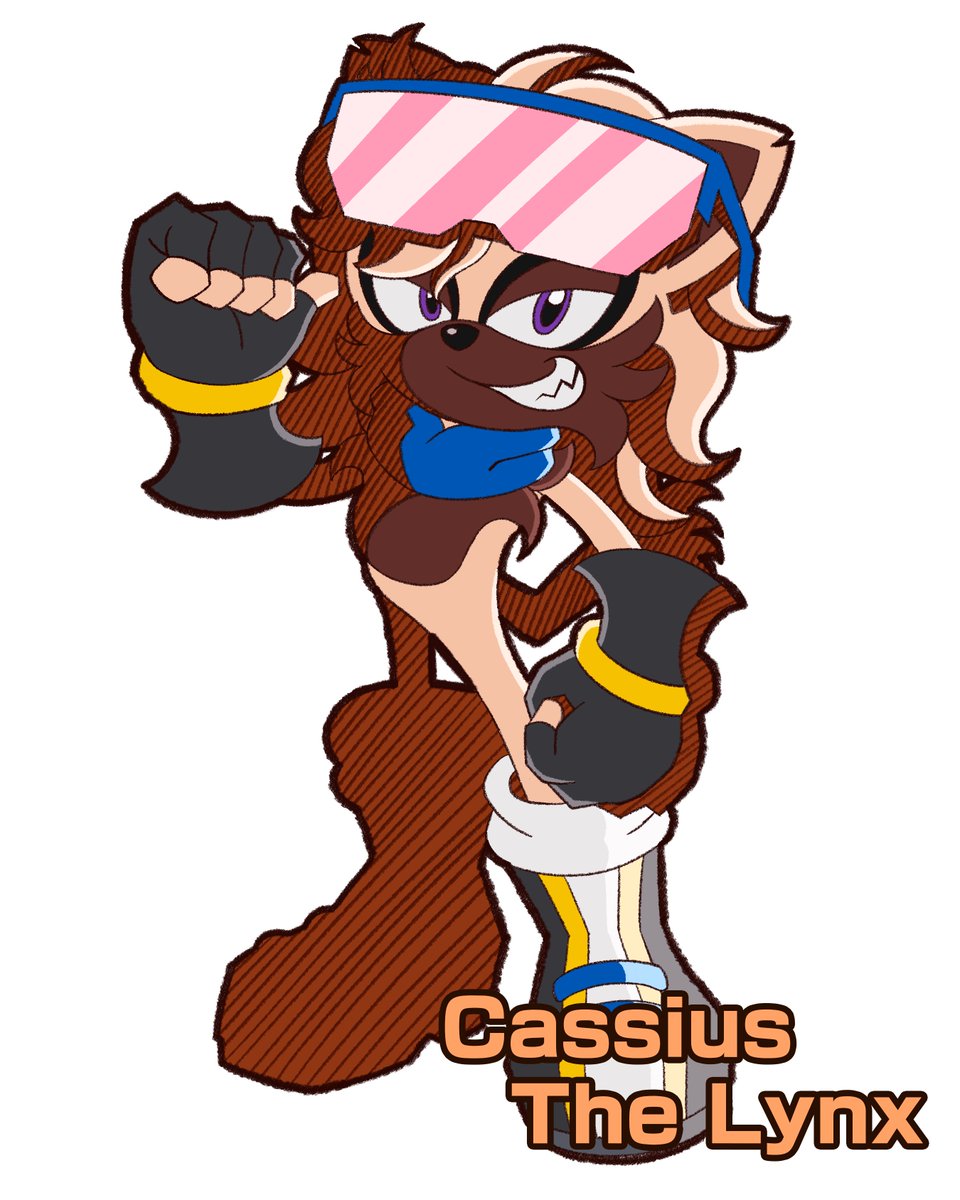 WalesFinest's tweet image. I can't get Sonic off my mind since watching Sonic 3 and playing several Sonic games, so I went back and drew one of my Sonic OCs. Gave him a new name and fit too. Meet Cassius the Lynx, my Riders OC!
#OC #Sonic #SonicTheHedgehog